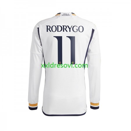 Real Madrid Rodrygo Goes 11 Domaći Nogometni Dres 2023-2024 Dugim Rukavima